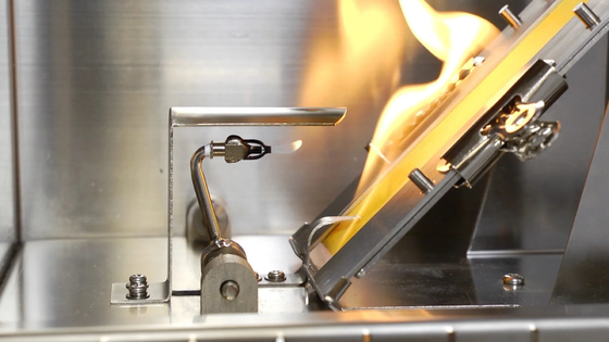 Buon prezzo Camera di prova di infiammabilità automatica a 45 gradi per l'industria del mobile in linea
