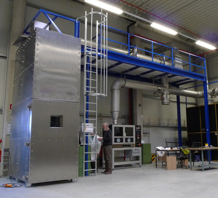Buon prezzo Apparecchiatura di prova delle prestazioni antincendio per telaio in acciaio ASTM E84 per l'industria edile in linea